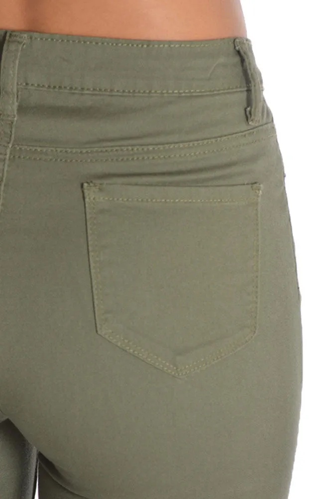 Women's Colored Bootcut Pants