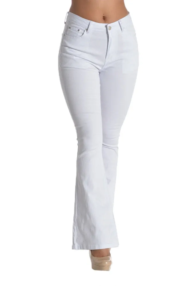 Women's Colored Bootcut Pants